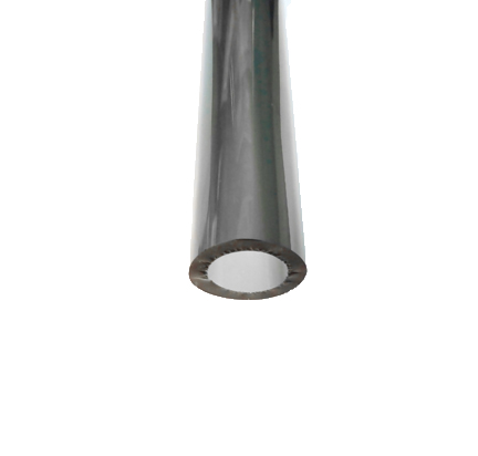 25mm Borosilicate Charcoal Tube - Click Image to Close